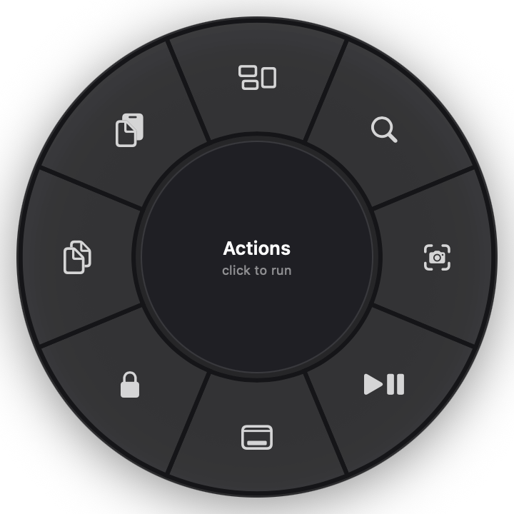 The Action Ring with eight chambers